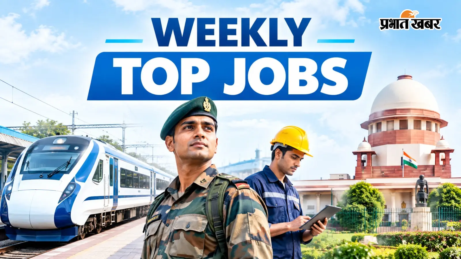 इस हफ्ते की प्रमुख सरकारी नौकरियां: रेलवे से लेकर सेना और सुप्रीम कोर्ट तक में अवसर
