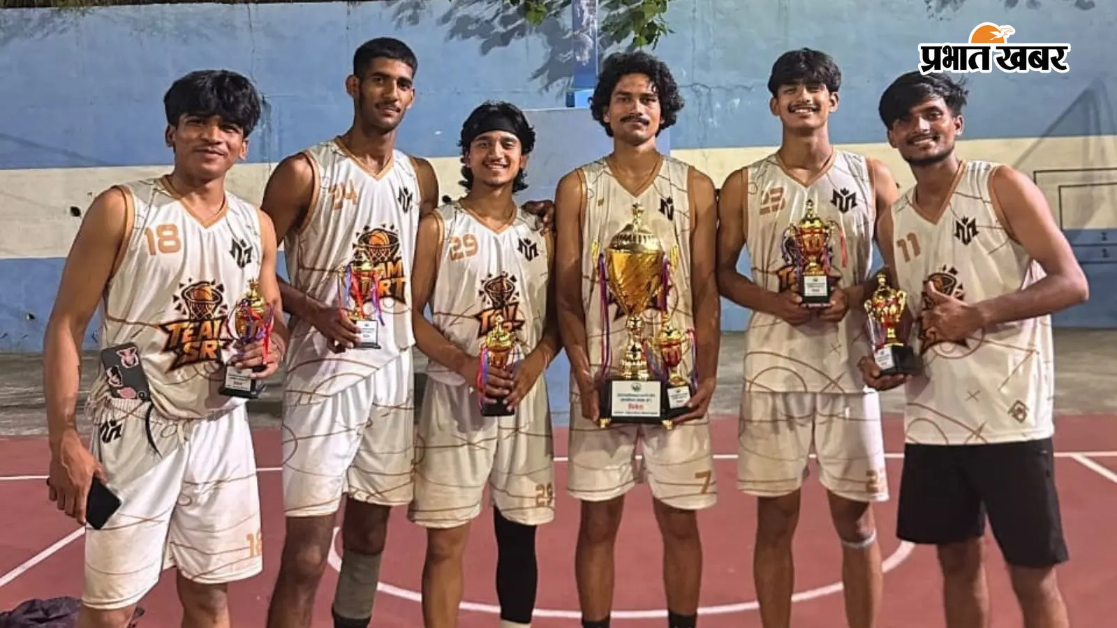 एसआरटी कैंपस ने बास्केटबॉल इंटरकॉलेज टूर्नामेंट में जीता खिताब, राष्ट्रीय चयन की उम्मीद