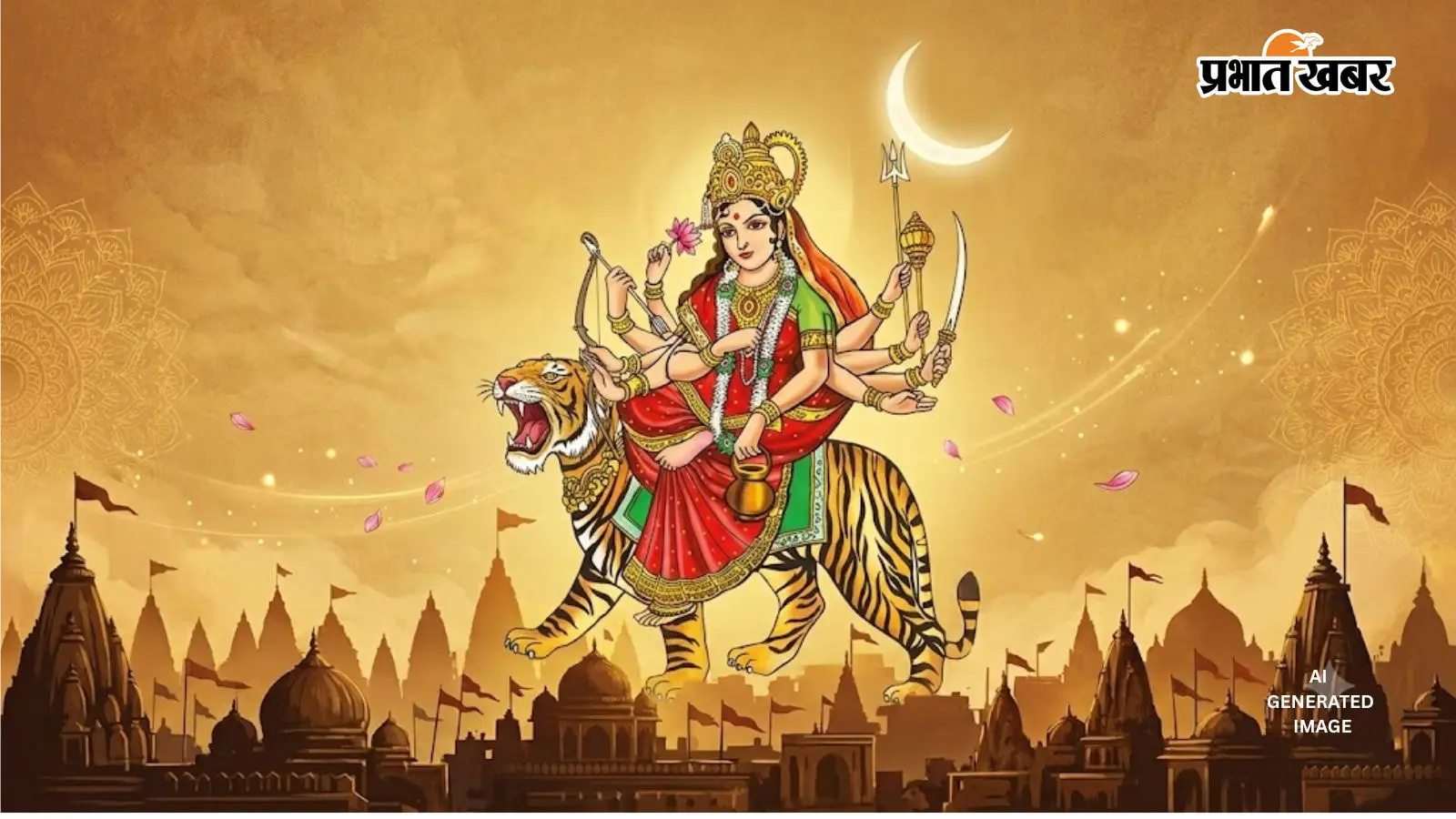 नवरात्रि 2026: तृतीया तिथि पर होती है मां चंद्रघंटा की उपासना, जानिए संपूर्ण विवरण