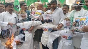 बिहार में SIR और चुनाव आयोग के खिलाफ महागठबंधन का उग्र प्रदर्शन, पटना में फूंके गए पुतले